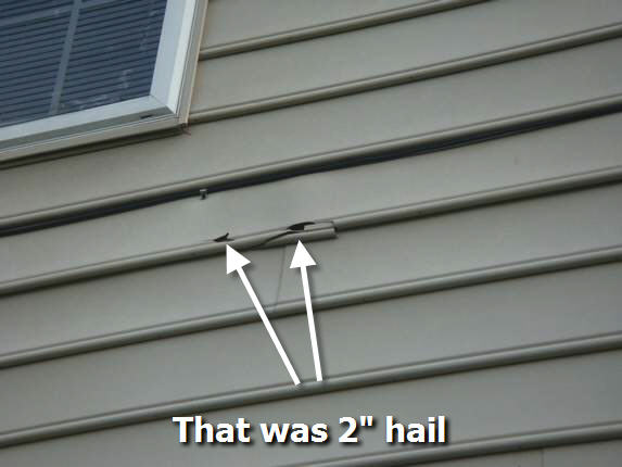 Md Siding Hail Damage