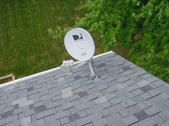 roof satellite dish